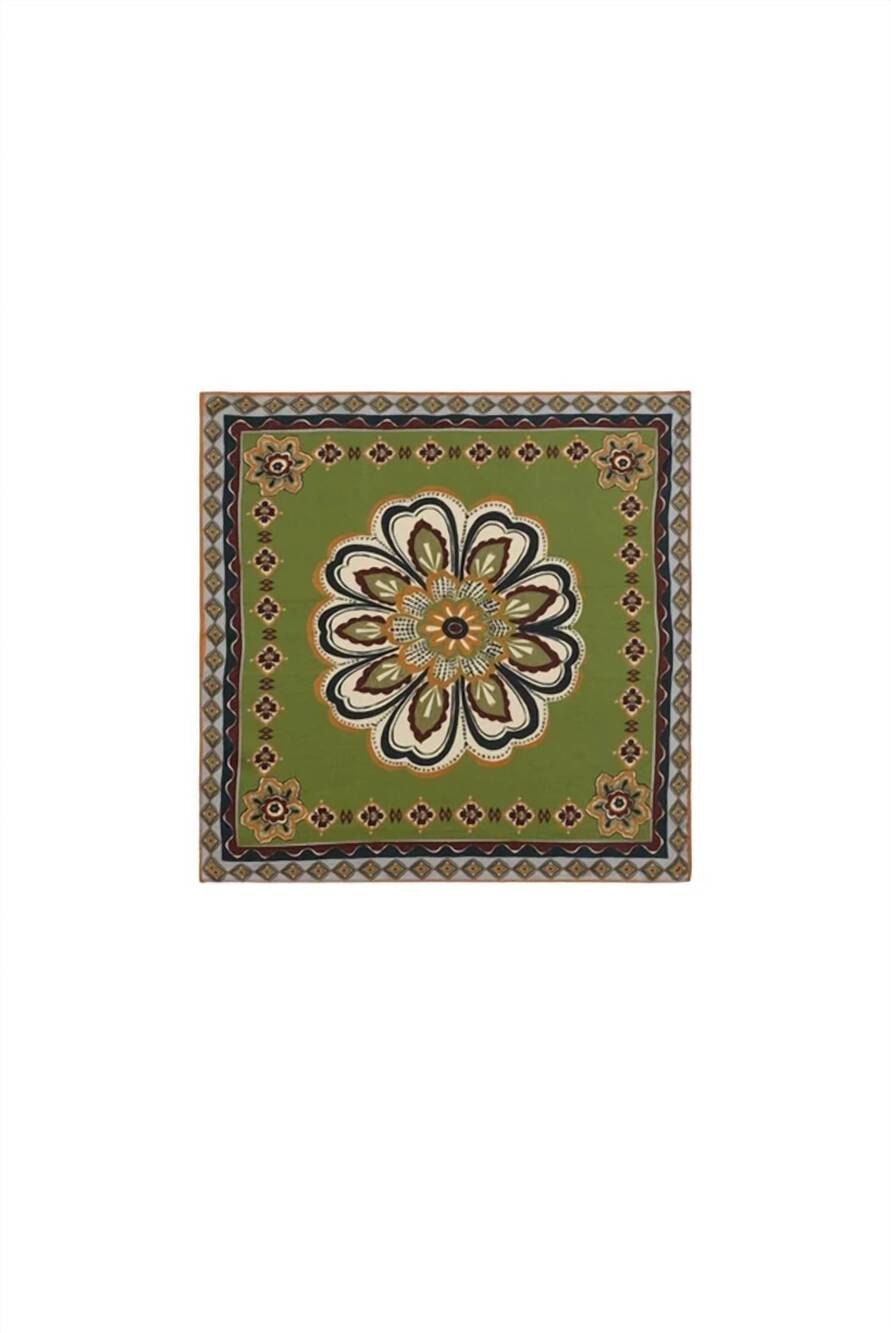 NEW JOHNNY WAS women's kesia neck scarf in olive green
